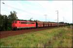 Railion 151 121-1 mit Falns-Wagen (Berlin Wuhlheide, 20.06.2009)