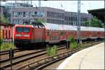 DB Regio 112 109-4 mit dem RE1 nach Frankfurt (Oder) in Berlin Köpenick, 01.07.2009