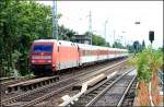 DB 101 028-9 mit EC 378 Ostseebad Binz (Berlin Karow, 13.07.2009)