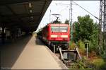 DB 143 054-5 mit dem S-Bahn Ersatzverkehr nach Gesundbrunnen.