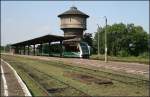 PKP SA133-006 nach Krzyz. Im Hintergrund der markante Wasserturm (Kostrzyn, 06.08.2009)