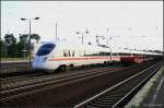 DB 415 006-6  Kassel  und DB 411 076-3  Coburg  als Leerpark nach Rummelsburg (Berlin Schnefeld, 15.08.2009)