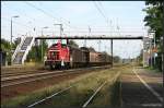 RAILION Logistics 363 664-4 mit kurzem Gterzug nach Seddin (Nuthetal-Saarmund, 19.08.2009)