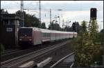 DB 101 080-0 mit dem IC 378 nach Ostseebad Binz unter schwierigen Lichtbedingungen (Berlin Karow, 11.09.2009)