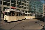 217 055-8, als Mittelwagen 267 006-1 und 267 428-2 auf einer Themenfahrt nach Französisch-Buchholz zum Saisonauftakt (Berlin Friedrichstraße 19.04.2010)