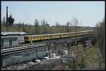 Wagen 1081 (Typ GI/1E) kurz vor der Einfahrt in den Bahnhof auf der U2 nach Pankow (Berlin Gleisdreieck 18.04.2010)