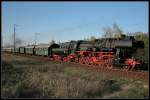 DR 52 8177-9 der Berliner Eisenbahnfreunde e.V. auf dem Weg zum Heimatbahnhof nach Schöneweide (Berlin Rbf Wuhlheide 18.04.2010)