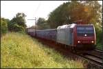 energy rail 482 023-9 und unbekannten blauen Wagen (Eigentum SBB Cargo, seit 2010 vermietet, gesehen Lehrte-Ahlten b. Hannover 24.06.2010)