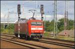 DB Cargo 152 033-7 solo unterwegs Richtung Berlin (gesehen Berlin Schnefeld Flughafen 06.09.2010)