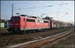 RAILION DB Logistics 151 034-6 mit gemischtem Güterzug (gesehen Bebra 14.10.2010)