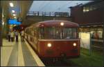 Mit einer Sonderfahrt war VT 95 9396 mit Beiwagen VB 142 307 von Sdkreuz nach Basdorf am 11.09.2011 in Berlin Gesundbrunnen (Eigentmer Berliner Eisenbahnfreunde Bw Basdorf)