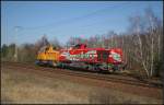 BEHALA 277 805-8 und BEHALA 1 solo unterwegs (gesehen Berlin Wuhlheide 23.03.2012)