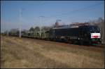 PKPC ES 64 F4-803 mit leerem Autozug (gesehen Berlin Wuhlheide 24.03.2012)