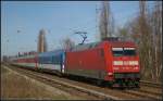 DB Fernverkehr 101 050-3 mit dem EC nach Berlin-Gesundbrunnen (gesehen Berlin-Karow 26.03.2012)