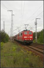 DB Schenker 151 102-1 und 151 106-2 mit Erzzug am 10.05.2012 in der Berliner Wuhlheide