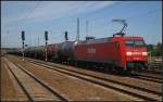 DB Schenker 152 084-0 mit Dieselkraftstoff am 23.07.2012 in Berlin Schnefeld Flughafen