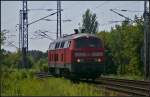 DB Services 218 272 solo am 27.07.2012 in Berlin Wuhlheide