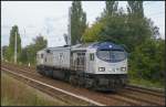 ITL 250 007-2 fuhr solo am 12.09.2012 durch Berlin-Karow