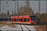 RE6 nach Berlin-Spandau bei der Ausfahrt Hennigsdorf b. Berlin