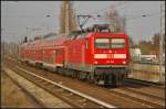 DB Regio 112 165 mit dem Regio nach Berlin Sdkreuz am 08.04.2013 in Berlin-Karow