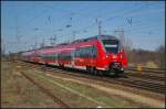 DB Regio 442 132 als RB21 Berlin Friedrichstrae am 15.04.2013 in Wustermark-Priort