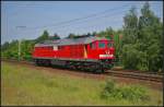 MEG 313 / 232 068 solo am 20.06.2013 in der Berliner Wuhlheide unterwegs