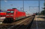 DB Fernverkehr 101 029 mit dem IC 2046 Leipzig - Kln am 16.07.2013 in Magdeburg Hbf