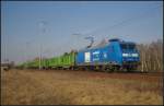 PRESS 145 030-7 / 145 085 mit Laars in Berlin Wuhlheide, 19.03.2015