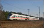 DSB/DB Fernverkehr 605 010-7 zum Tanken nach B.-Lichtenberg in Berlin Wuhlheide, 19.03.2015