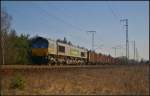 Freightliner 266 038-9 mit Eaos in Berlin Wuhlheide, 19.03.2015