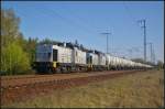 ITL 293.01 / 293 512-0 und ITL 293.02 mit Zans in Berlin Wuhlheide, 23.04.2015