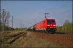 DB Schenker 185 342-3 mit Zans in Berlin Wuhlheide, 24.04.2015