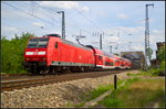 DB 146 031 with RB Braunschweig, Elbbruecke Magdeburg [D], 21.05.16