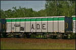 NL-ADE 37 84 5840 009-0 Eamnos ist einer von weiteren firmeneigenen 4-achsigen offenen Wagen der in einem Zug eingereiht war, der am 19.05.2017 durch die Berliner Wuhlheide fuhr