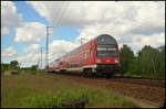 Mit Steuerwagen D-DB 50 80 36-33 071-2 DABbuzfa 760.0 (ex DR) ging es am 26.05.2017 Richtung Eberswalde Hbf durch die Berliner Wuhlheide