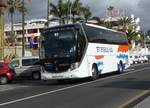 Tata Hisoano Divo von TRANSALEX-BUS unterwegs in Playa de las Americas, 01-2019