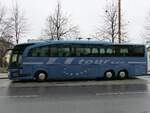 Mercedes Travego von Litour aus Tschechien in Neubrandenburg.