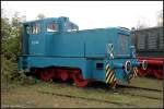 V 22 002 auf dem Geländes des Bw (NVR-Nummer 98 80 3312 501-0 D-EBS, Eisenbahnfest des TEV zum Weimarer Zwiebelmarkt, Weimar 10.10.2009)