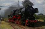 DR 52 8177-9 stand für Führerstandmitfahrt bereit, was auch rege genutzt wurde (Eigentum Dampflokfreunde Berlin, 7. Berliner Eisenbahnfest, Bw Schöneweide 12.09.2010)