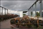 Ein Blick ber die reichlich vorhandenen Achsen im Kombiwerk (10 Jahre Kombiwerk Magdeburg-Rothensee 17.09.2010)