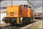 Vom Tradiotionsbahnbetriebswerk Stafurt kamen 105 992-2 und 118 586-7 zum Fest ins Kombiwerk (10 Jahre Kombiwerk Magdeburg-Rothensee 17.09.2010)