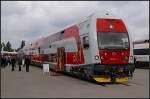 Steuerwagen 951 001-7 und die Mittelwagen sind speziell fr die Baureihe 671 der  Zelecznicna spolocnost Slovensko  gebaut (INNOTRANS 2010 Berlin 21.09.2010)