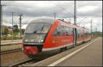 DB 642 163  Strae der Romanik  wurde zwischen dem Bahnhof Lutherstadt Wittenberg und dem ehemaligen Bahnbetriebswerk am 15.09.2013 an den Bahnaktionstagen des Frdervereins Berlin-Anhaltinische