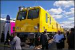 Antriebswagen des Plasser & Theurer Gleismesstriebzug GMTZ ATW 725.1, der auf der InnoTrans 2014 ausgestellt war (NVR-Nummer D-DB 99 80 9160 003-6, Revision 6 REV P&T 23.09.2014)