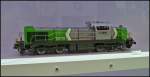 Model of Vossloh DE 18 diesel electric locomotive.