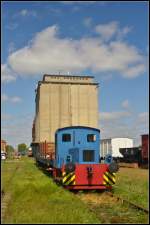 VEB Fleischkombinat Magdeburg  1  in Magdeburg Neustadt, 10.05.2015    Die Lok vom Typ N2 wurde 1952 beim Lokomotivbau “Karl Marx” in Potsdam-Babelsberg (LKM) gebaut und an das