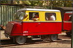 Zusammen mit der Motordraisine der BEF stand MKB 52  Fridolin  für die Bahnhofsrundfahrt im Bahnhof Schönow Goerzalle am Tag der offenen Tür der Märkischen Kleinbahn e.V.