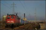 DB Schenker 140 535-6 mit gemischtem Güterzug (gesehen Berlin Schönefeld Flughafen 21.11.2010    - Update: ++ 20.06.2016 bei Fa.