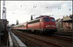 DB AutoZug 115 346-9 mit einem Pbz in Berlin Greifswalder Straße, 24.03.2011.