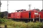 DB Cargo 298 069-6 hat auch den Dienst eingestellt und steht inmitten weiterer Schrottloks (gesehen Bw Cottbus 05.10.2010)